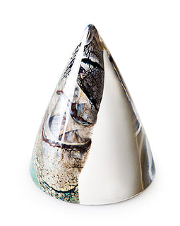 Crystal Marble Sculpture, Cone
